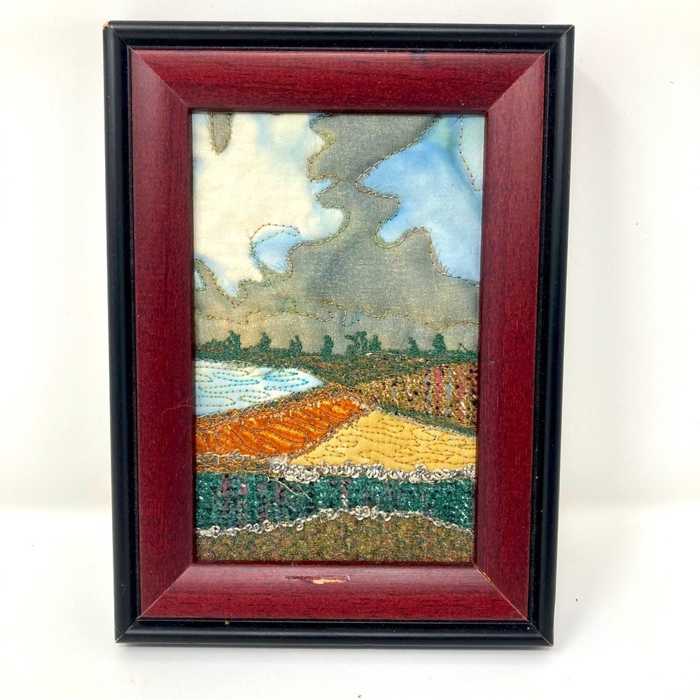 Marilyn MacEwen fabric art piece.